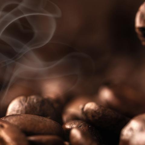 Roasted coffee beans